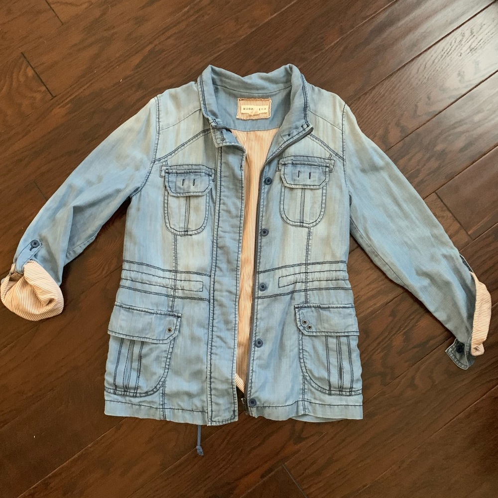 Anthropologie Chambray Jacket
